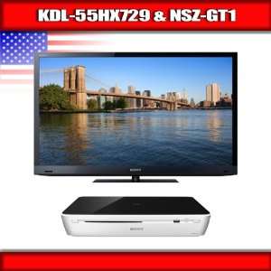 Sony KDL 55HX729   55 BRAVIA 3D LED backlit LCD TV + Sony Internet TV 