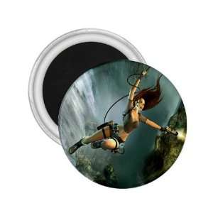 Tomb Raider Lara Underworld Game Souvenir Magnet 2.25  