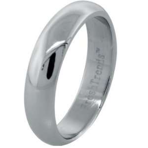    Thin Band High Polish Stainless Steel Ring   Size 9 Jewelry