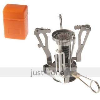 Foldable Hiking Portable Stove Piezo Ignition Camping  
