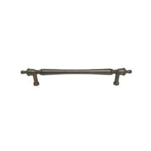 Finial oversized 18 centers door pull in oil rubbed bronze 22 3/16 o