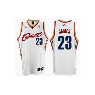 LeBron James #23 Cleveland Cavaliers Swingman NBA Jersey White Size M