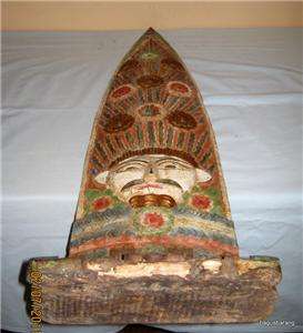 Presenting this rare Antique Bali Lumbung Rice Barn God Wood Carving 
