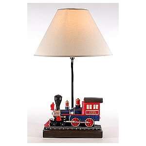  Colorful Train Engine on Track Table Lamp