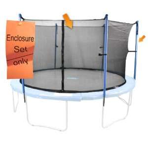 Upper Bounce Trampoline Enclosure Set to Fit 12 Feet Trampoline Frame 